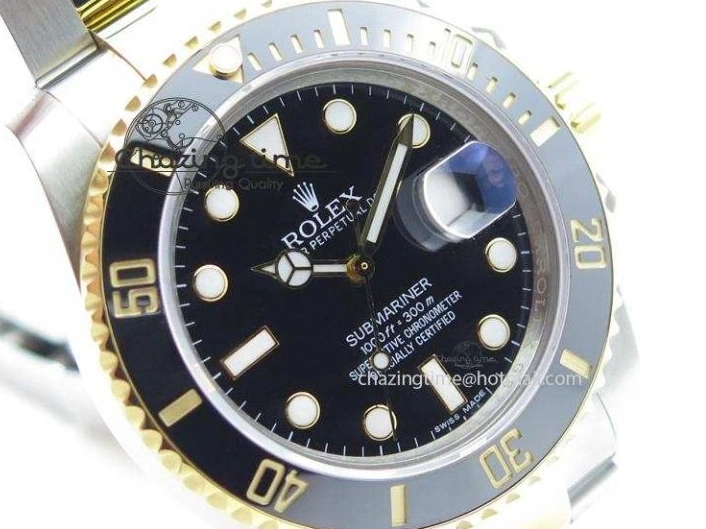 AAA Replica Watches SS Best LN Edition 116613 ETA Submariner Black 3986 YG Bracelet Bp-Maker RelaxedFit On Dial 0117